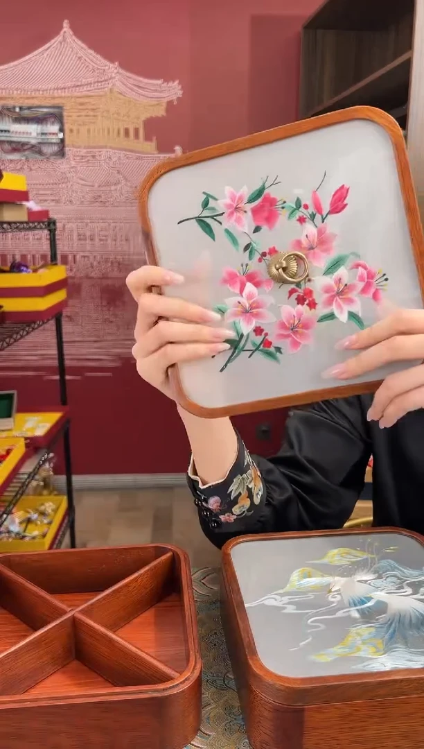 【闪购商品】刺绣非遗苏绣手工刺绣糖果盒