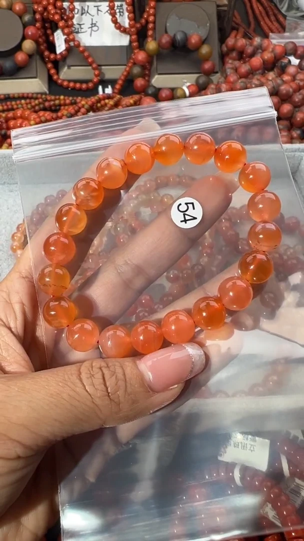 南红玛瑙未镶嵌手串10+