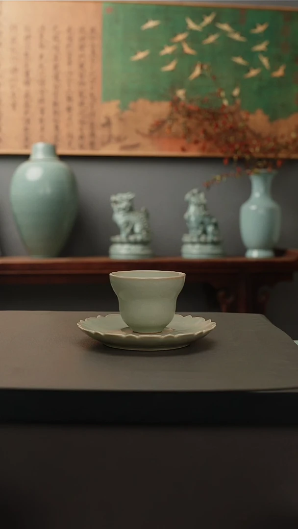 朗**玮原产地原矿   葫芦杯 +杯托