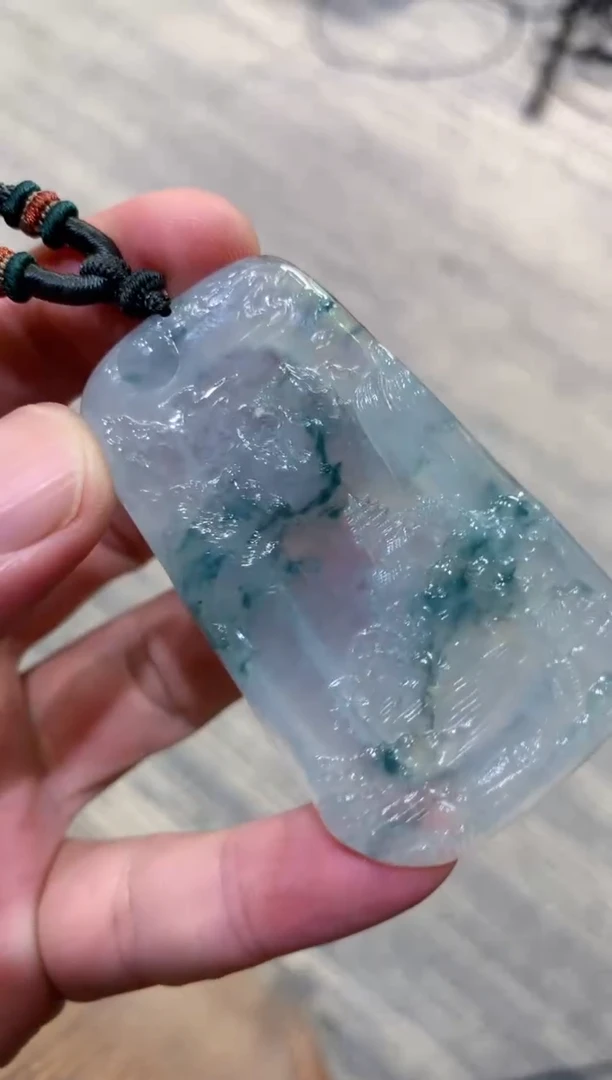 颈饰未镶嵌翡翠天然A货翡翠