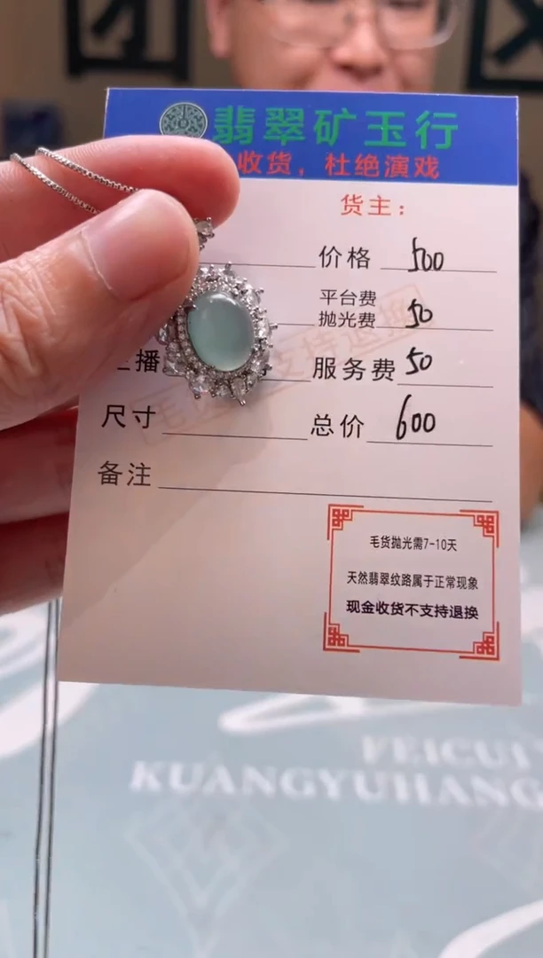 颈饰合金翡翠多***风-净货