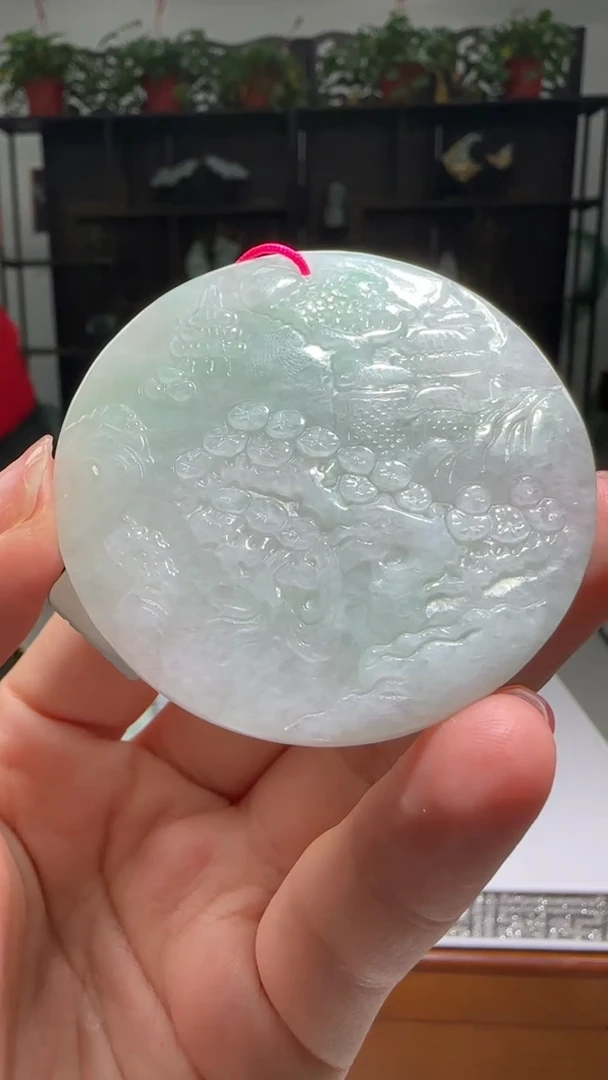 【闪购商品】翡翠颈饰未镶嵌天然翡翠A货吊坠