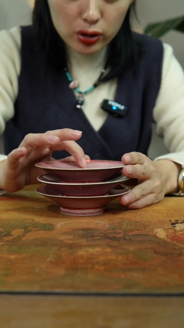 瓷片3只微瑕景德镇上庄陶瓷闪购