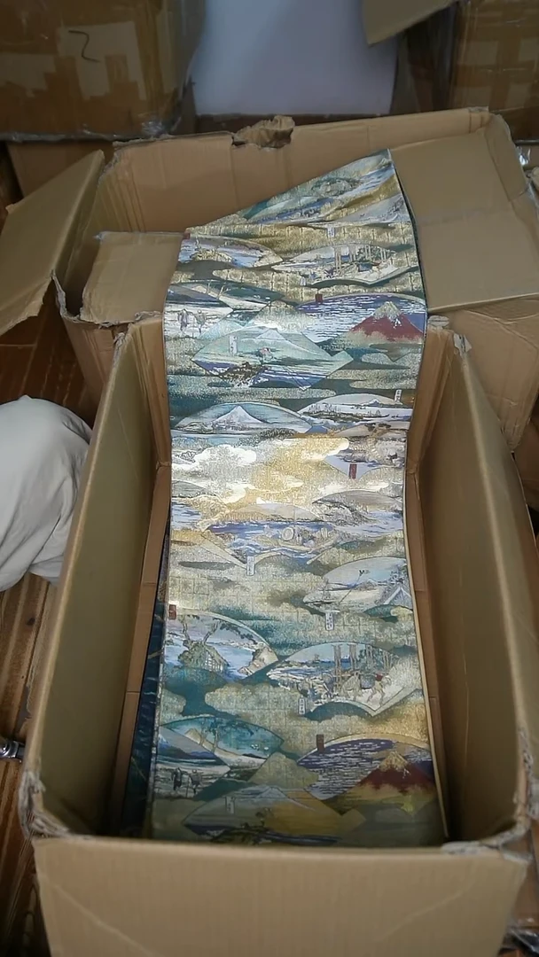 织绣19细密织织金风景画
