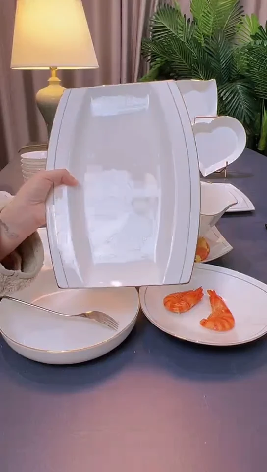 45%以上骨粉骨瓷12英寸日式鱼盘1