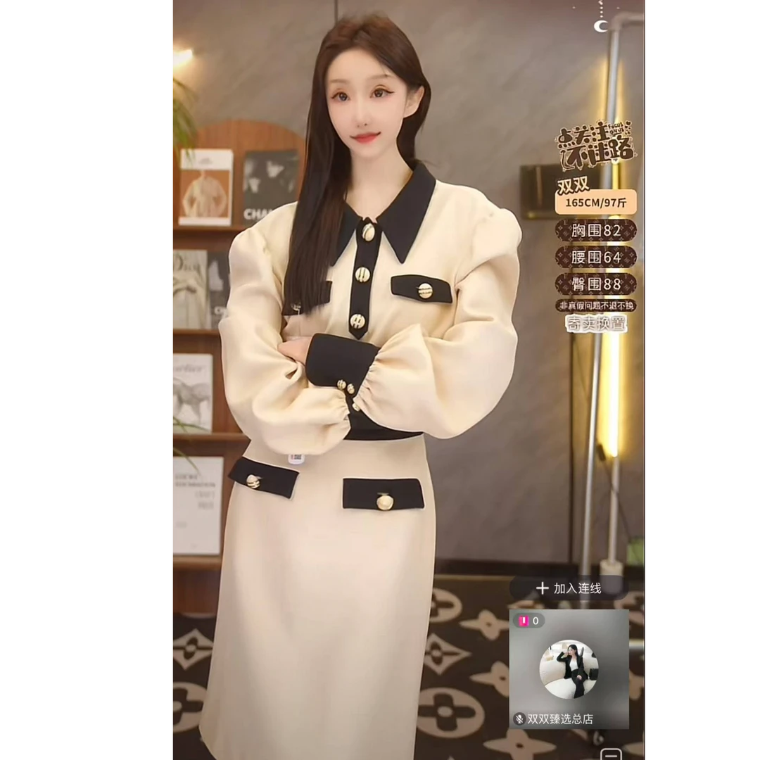 99新 GUCCI/古驰 双双臻选/cf00236/古驰连衣裙/42码/杨幂同款