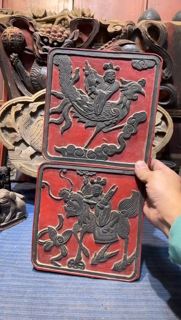 【闪购商品】香樟木老木雕老物件