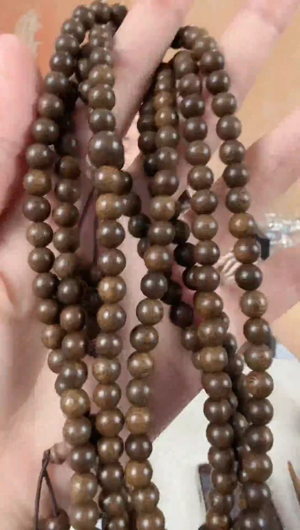 沉香沉香碎屑03沉香沉水浮圆珠多圈卡6多样性发其一