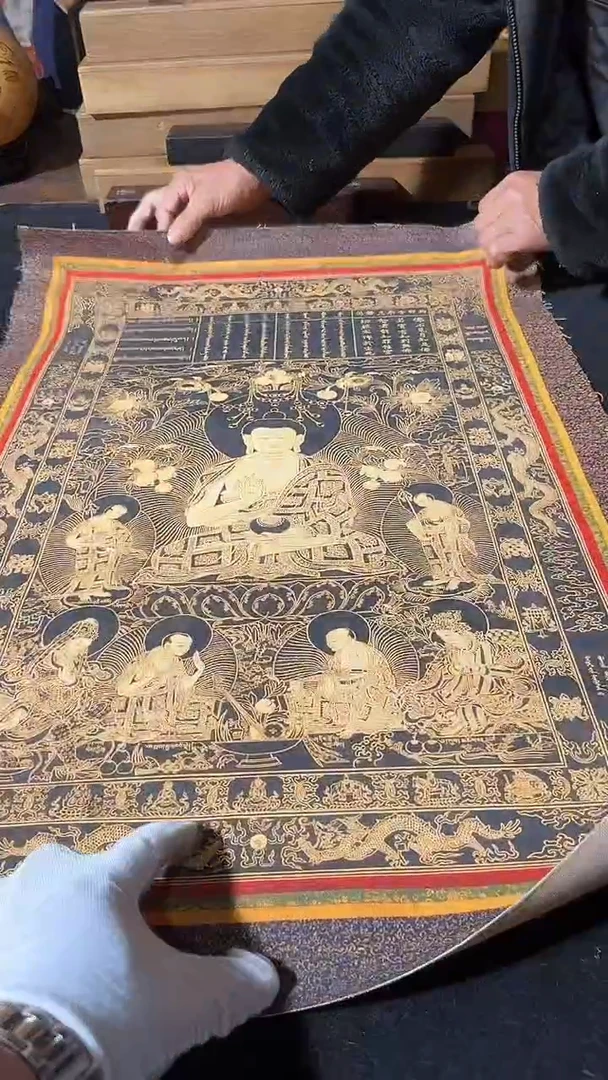 卷轴画藏式珍藏彩绘艺术馆150