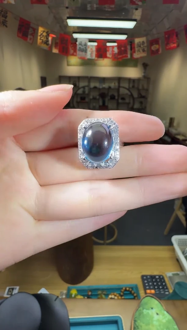 银S925镶嵌戒指托帕石多样性发一件 191