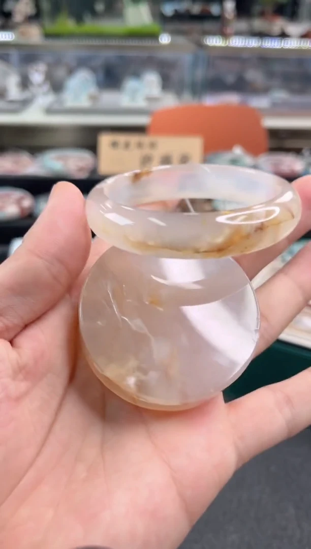 未镶嵌手镯石英质玉57圈口 （赠品镯心）346247