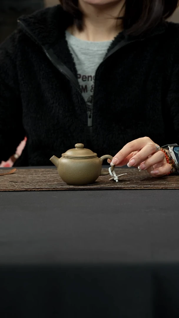 【闪购商品】紫砂茶壶青段巨轮珠壶150cc