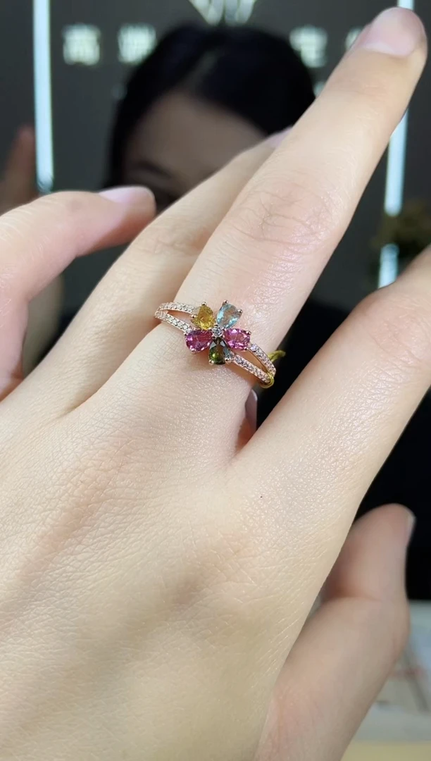 【闪购商品】碧玺手饰银S925镶嵌手饰