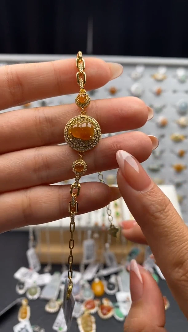 银S925镶嵌戒指翡翠天然A货翡翠