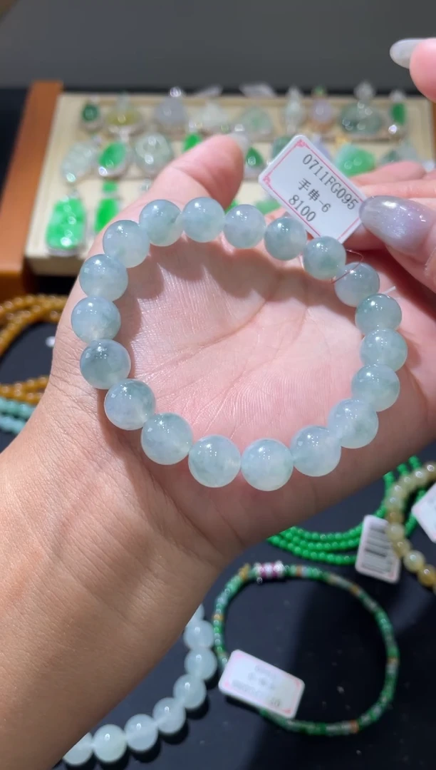 未镶嵌手串翡翠0711FG095