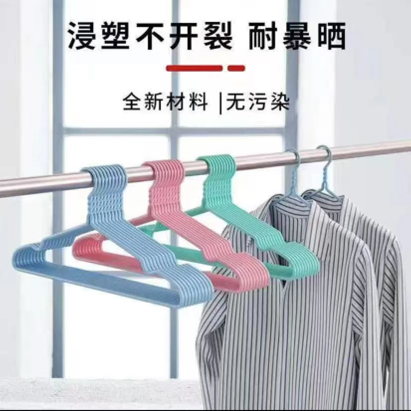 优选10个成人衣架40厘米长度晾衣架家用衣服架颜色随机