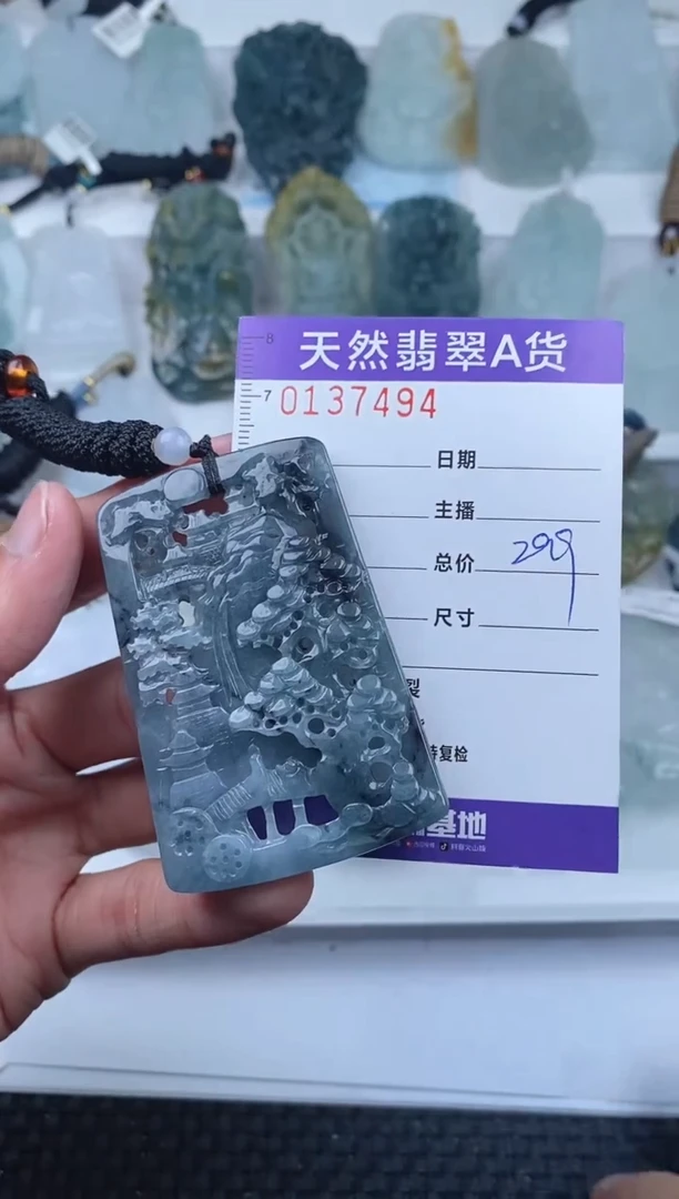 【闪购商品】翡翠颈饰未镶嵌       594