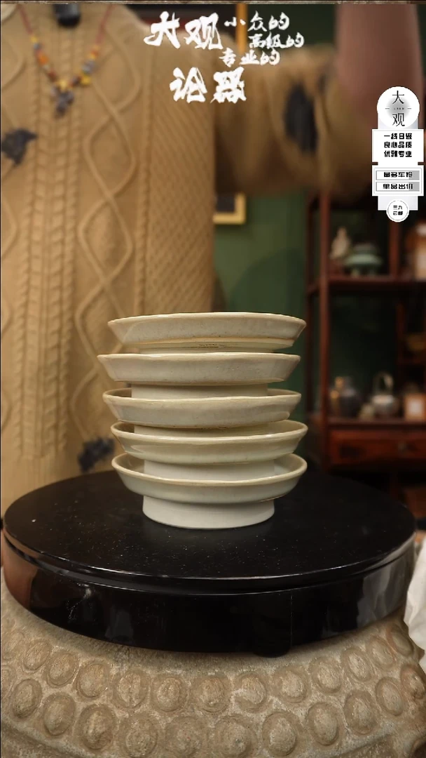 【闪购商品】瓷片大观论器四只