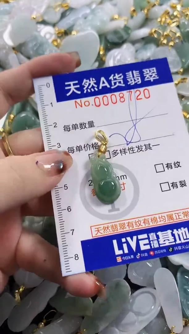 颈饰未镶嵌翡翠天然A货翡翠