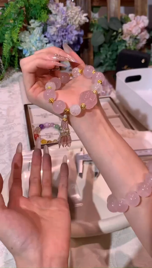 合金手串水晶1029 天然水晶手串 多样性发货