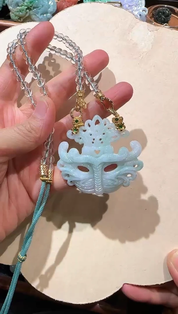 【闪购商品】翡翠颈饰未镶嵌国风