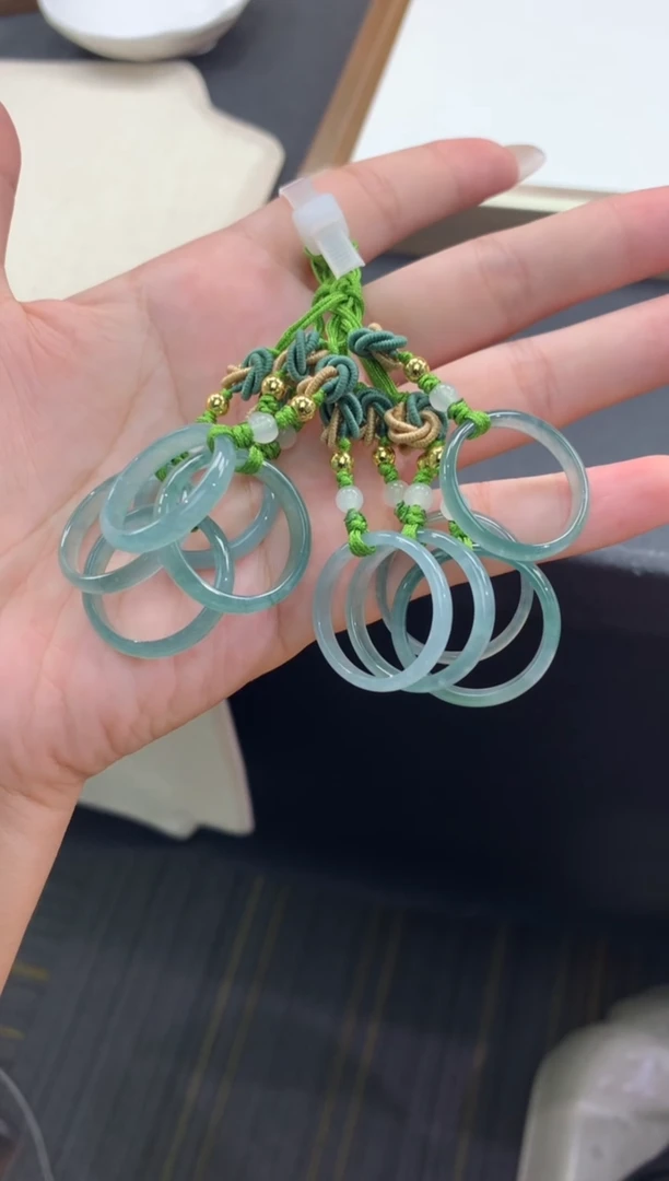 套链未镶嵌翡翠FC416 翡翠手机挂 多样性发其一