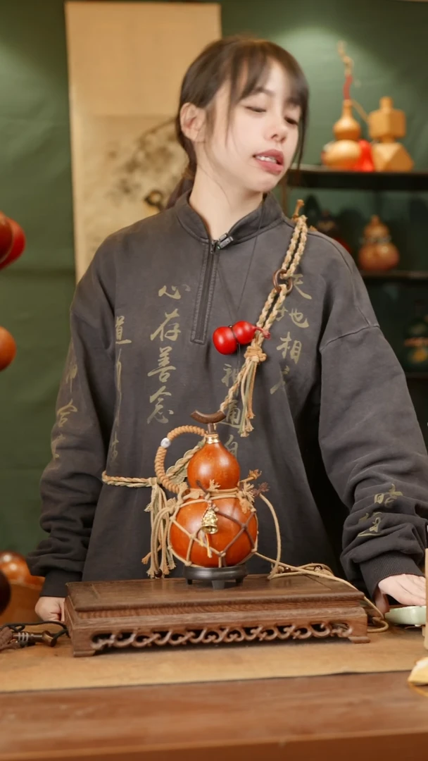 135号精品天然大漆酒葫芦一物一拍~