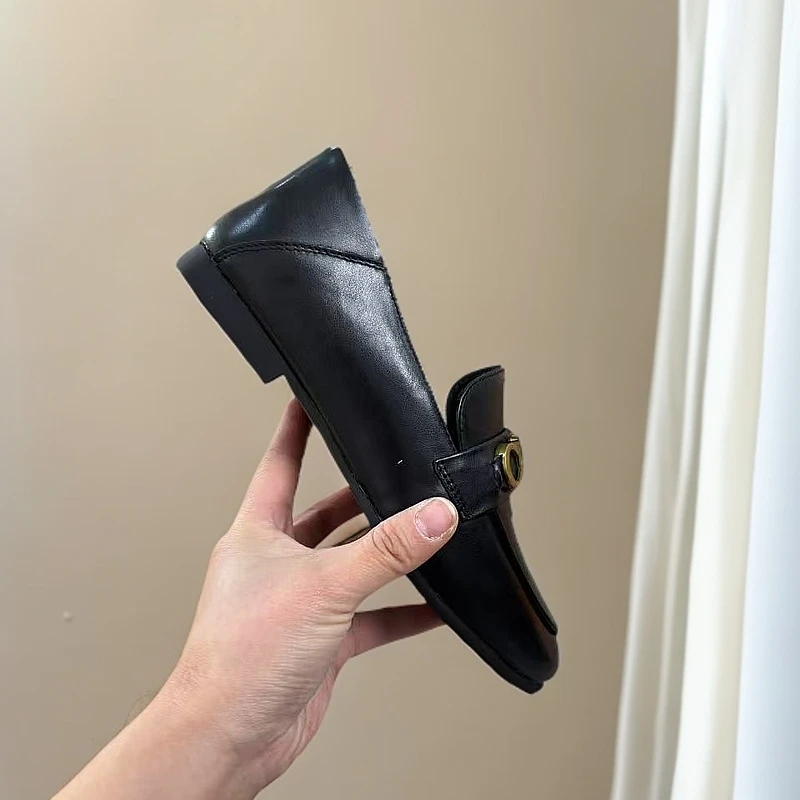 2217-F1-3-时尚百搭2025春季新款单鞋女式小皮鞋