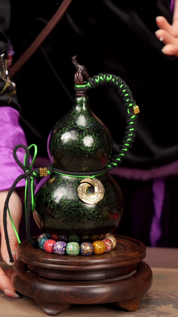 【闪购商品】37-易林高端工艺大漆酒葫芦--458