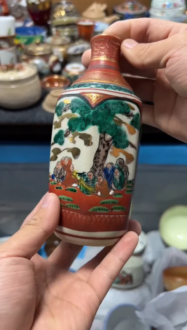 瓷片马*灵夏目海外回流瓷器中古品。