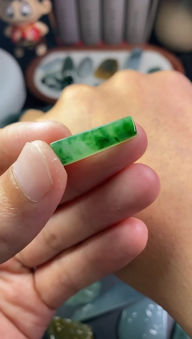 定制翡翠未镶嵌翡翠片料定制未镶嵌5.19-13