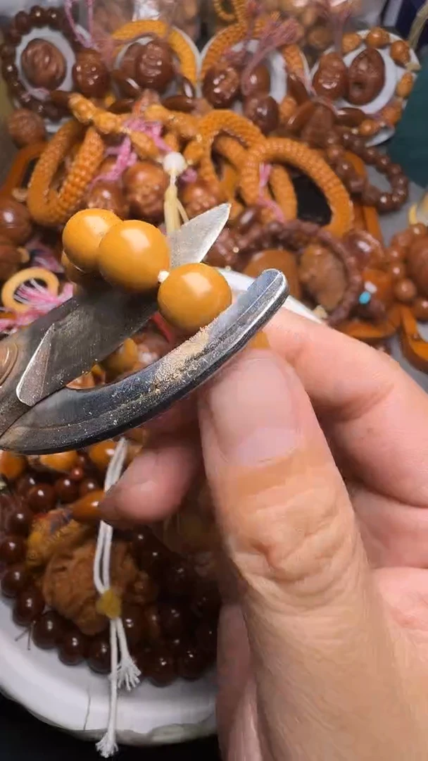 手串橄榄核猴头光珠