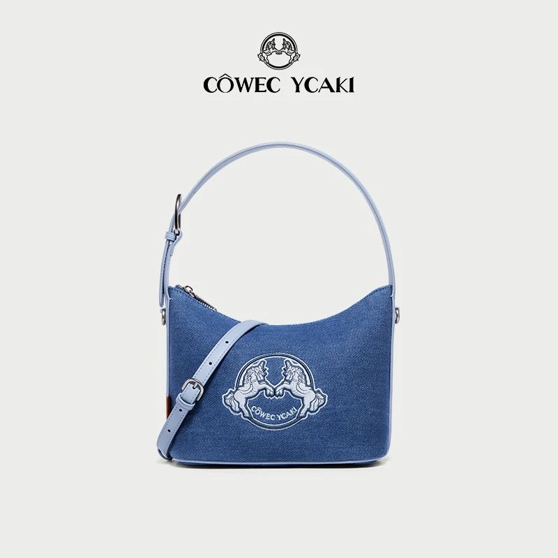 福利不退换【娇娇专享】CowecYcaki包包女新款斜挎饺子包 2025