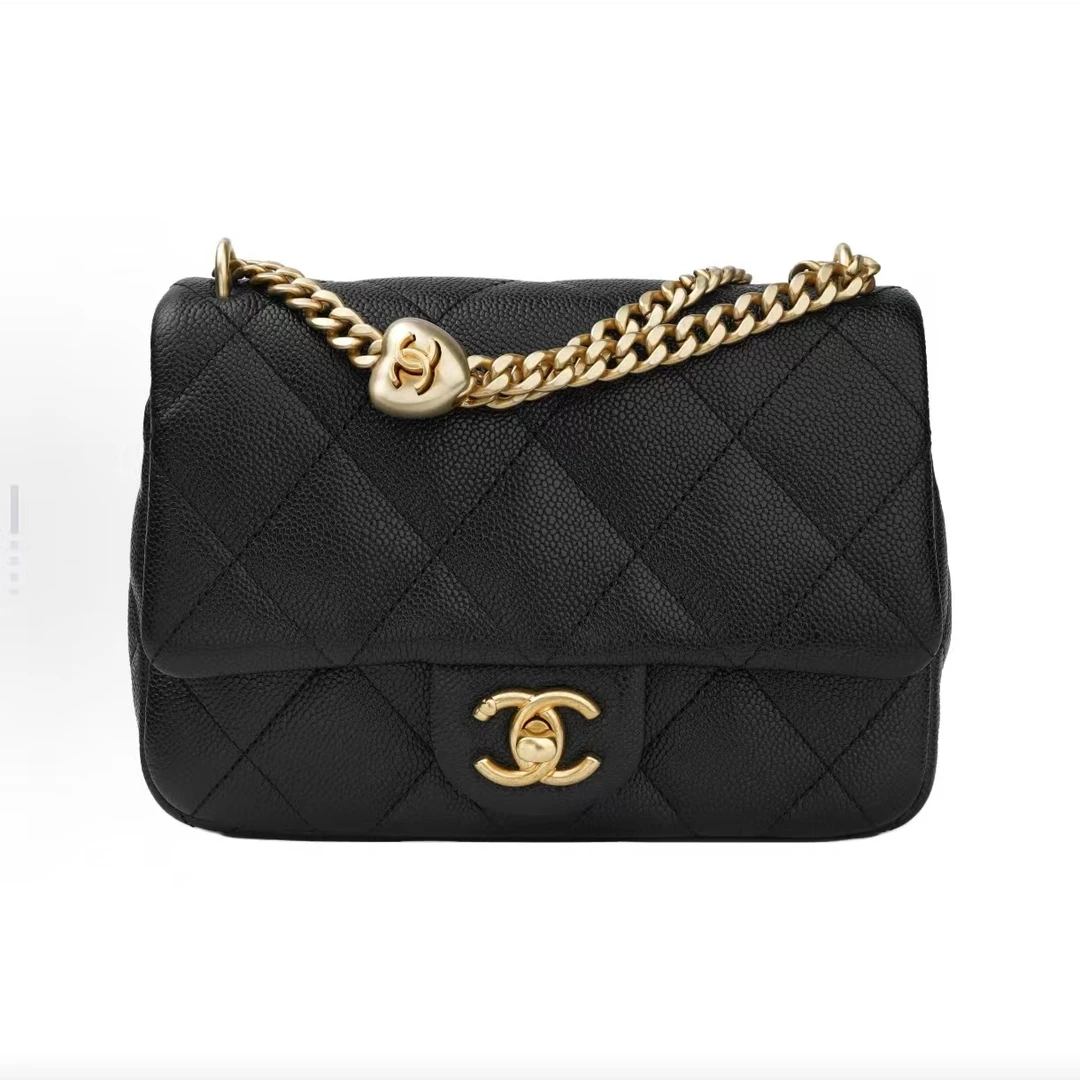 95新 Chanel/香奈儿 安洁利严选口盖包/BK0164180 斜挎包