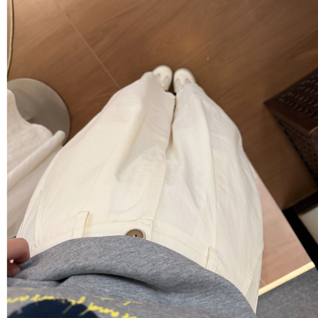 【Niche Young】休闲纯色时尚简约休闲裤 CX20688