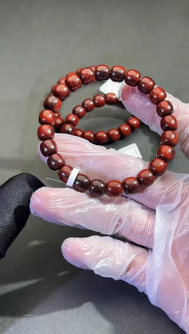 小叶紫檀手串/手链印度小叶紫檀8*9单圈手串