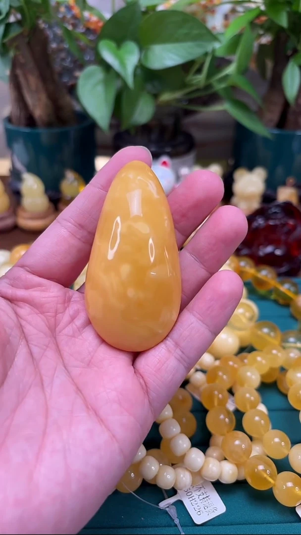 手链蜜蜡未镶嵌p32 老白花蜡吊坠 32.66克