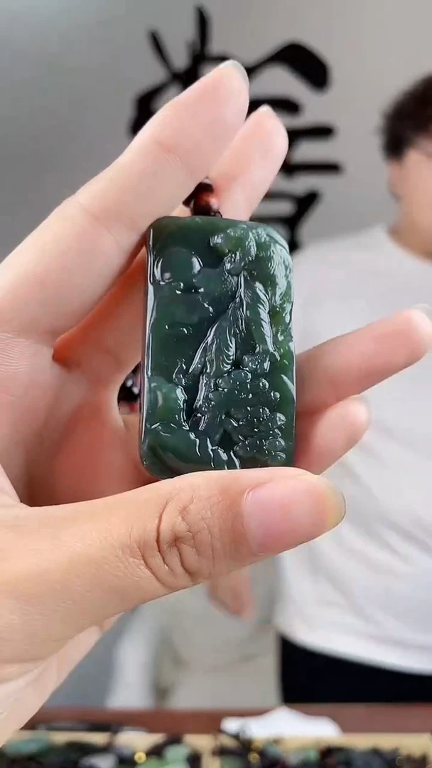 和田玉未镶嵌颈饰拍一发一，多样性发货