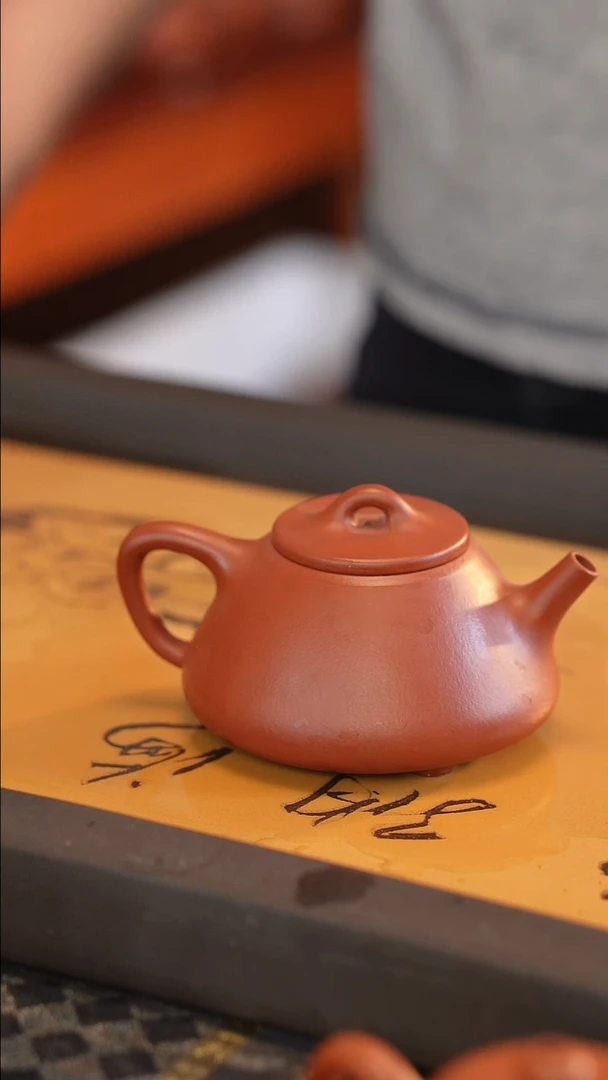 茶壶紫砂全手 180cc 宽口