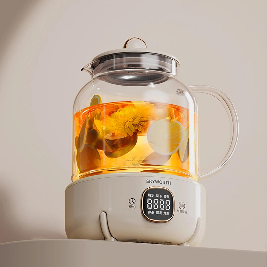 SKYWORTH/创维全玻璃家用多功能恒温养生壶烧GT