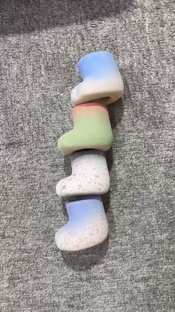 金*?麦饭石粗陶多肉花盆四个