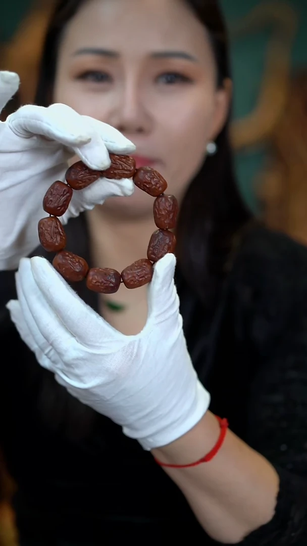 枣木雷击枣木手串