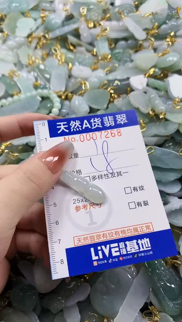 颈饰未镶嵌翡翠天然A货翡翠