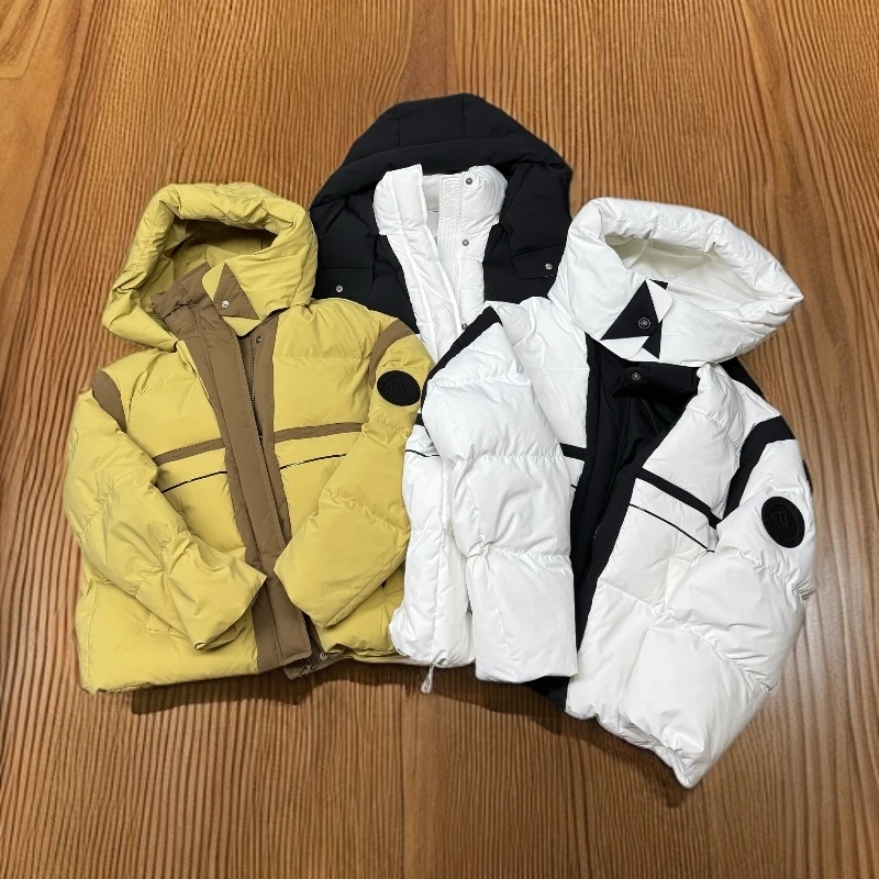 90新国标白鸭绒羽绒短款羽绒服冬季6080