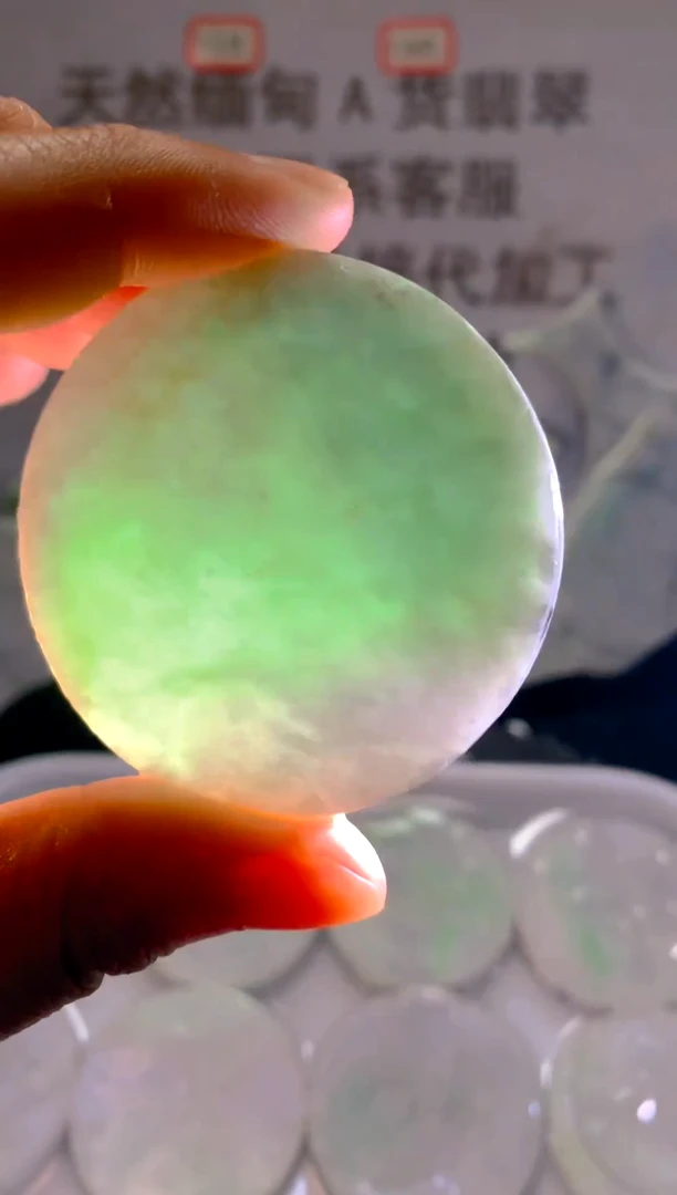 未镶嵌裸石翡翠天然缅甸翡翠A货FC32