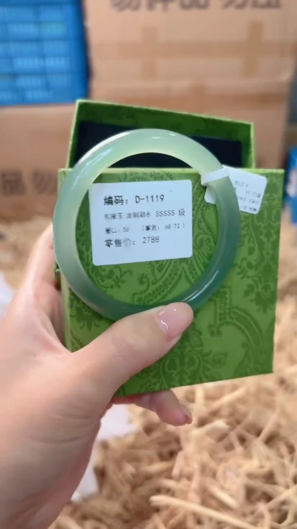 未镶嵌手镯石英质玉D-1119