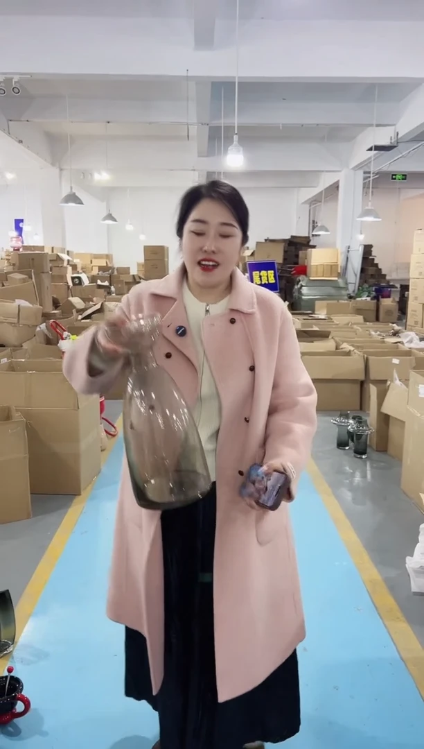 【闪购商品】玻璃花伴你花瓶微瑕-00120020