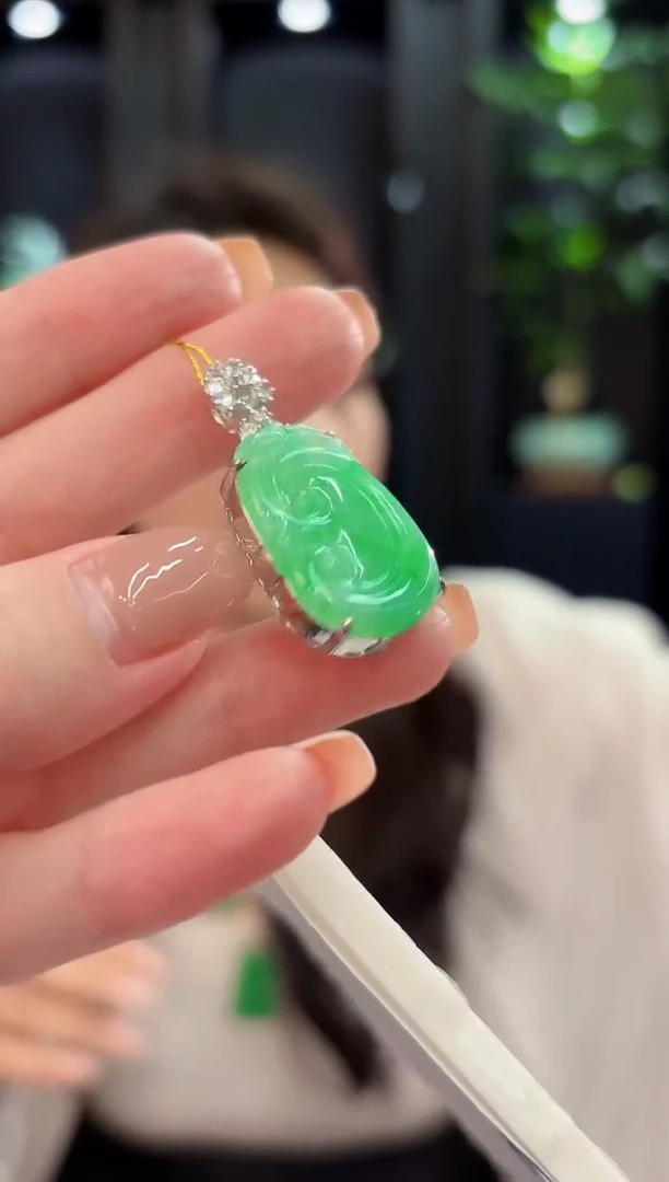 吊坠(不含链)未镶嵌翡翠 缅甸A货/支持复检/一件