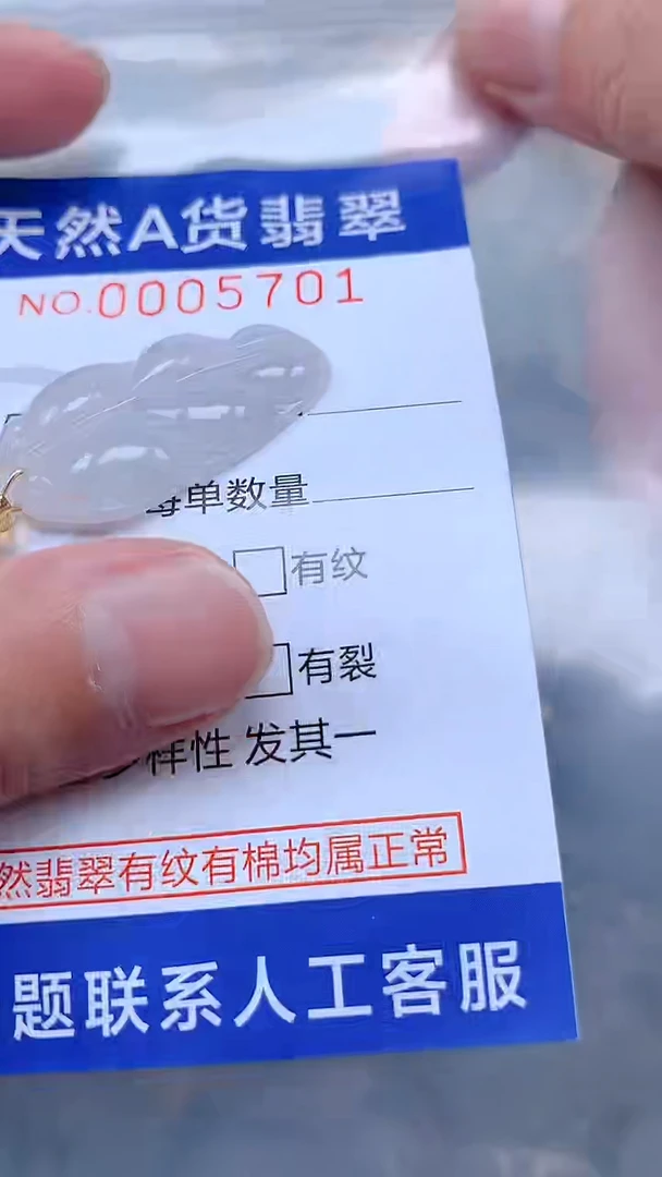 翡翠未镶嵌吊坠(不含链)1