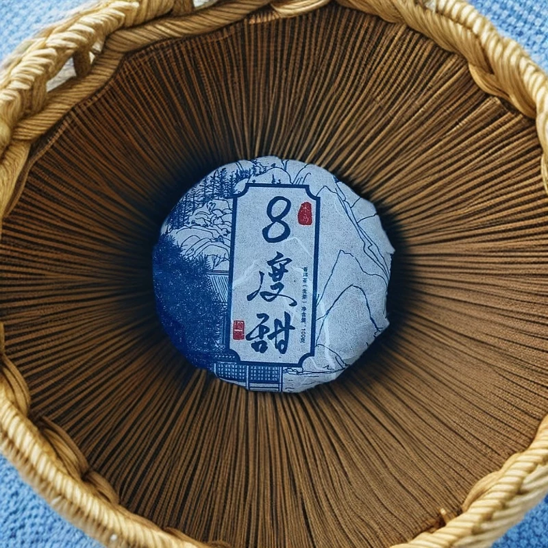 8度甜-普洱茶 生茶 100克 2024年